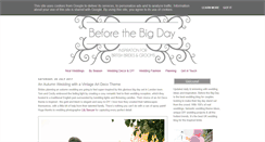 Desktop Screenshot of beforethebigday.co.uk
